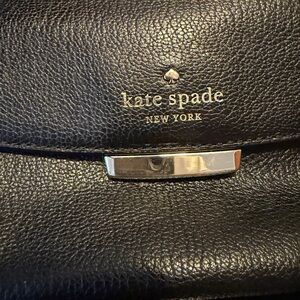 kate spade New York Black Leather Crossbody Bag